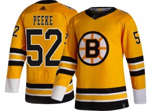 Youth Adidas Boston Bruins Andrew Peeke Gold 2020/21 Special Edition Jersey - Breakaway