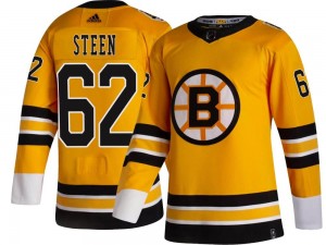 Youth Adidas Boston Bruins Oskar Steen Gold 2020/21 Special Edition Jersey - Breakaway