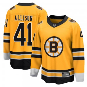 Youth Fanatics Branded Boston Bruins Jason Allison Gold 2020/21 Special Edition Jersey - Breakaway