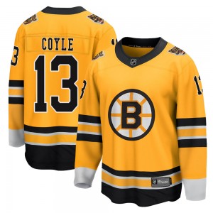 Youth Fanatics Branded Boston Bruins Charlie Coyle Gold 2020/21 Special Edition Jersey - Breakaway