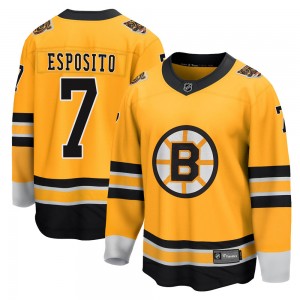 Youth Fanatics Branded Boston Bruins Phil Esposito Gold 2020/21 Special Edition Jersey - Breakaway