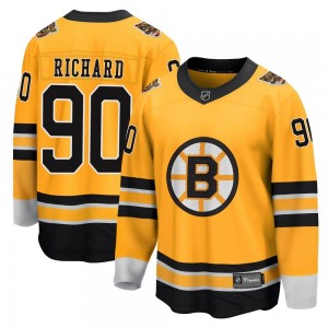 Youth Fanatics Branded Boston Bruins Anthony Richard Gold 2020/21 Special Edition Jersey - Breakaway