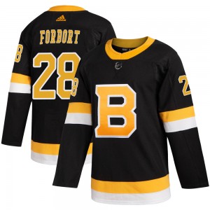 Youth Adidas Boston Bruins Derek Forbort Black Alternate Jersey - Authentic