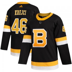 Youth Adidas Boston Bruins David Krejci Black Alternate Jersey - Authentic