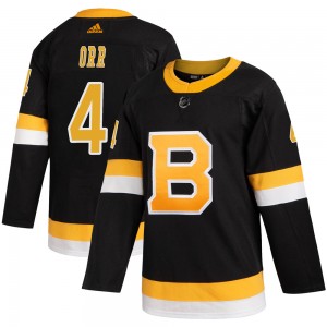 Youth Adidas Boston Bruins Bobby Orr Black Alternate Jersey - Authentic