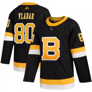 Youth Adidas Boston Bruins Daniel Vladar Black Alternate Jersey - Authentic