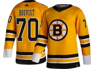Men's Adidas Boston Bruins Jesper Boqvist Gold 2020/21 Special Edition Jersey - Breakaway