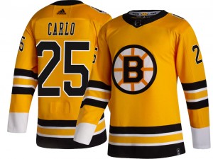 Men's Adidas Boston Bruins Brandon Carlo Gold 2020/21 Special Edition Jersey - Breakaway