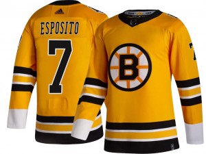 Men's Adidas Boston Bruins Phil Esposito Gold 2020/21 Special Edition Jersey - Breakaway