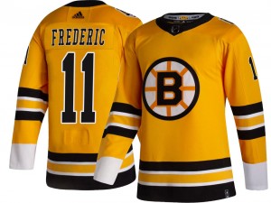 Men's Adidas Boston Bruins Trent Frederic Gold 2020/21 Special Edition Jersey - Breakaway
