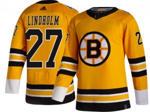 Men's Adidas Boston Bruins Hampus Lindholm Gold 2020/21 Special Edition Jersey - Breakaway