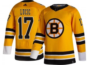 Men's Adidas Boston Bruins Milan Lucic Gold 2020/21 Special Edition Jersey - Breakaway