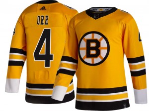 Men's Adidas Boston Bruins Bobby Orr Gold 2020/21 Special Edition Jersey - Breakaway
