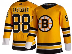 Men's Adidas Boston Bruins David Pastrnak Gold 2020/21 Special Edition Jersey - Breakaway