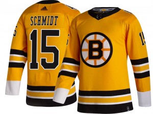 Men's Adidas Boston Bruins Milt Schmidt Gold 2020/21 Special Edition Jersey - Breakaway