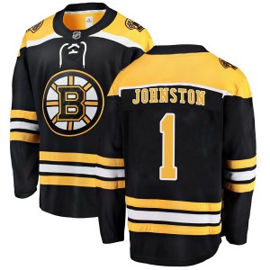 Men's Fanatics Branded Boston Bruins Eddie Johnston Black Home Jersey - Breakaway