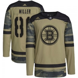 Men's Adidas Boston Bruins Kevan Miller Camo Military Appreciation Practice Jersey - Authentic