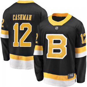 Men's Fanatics Branded Boston Bruins Wayne Cashman Black Breakaway Alternate Jersey - Premier