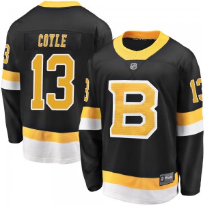 Men's Fanatics Branded Boston Bruins Charlie Coyle Black Breakaway Alternate Jersey - Premier