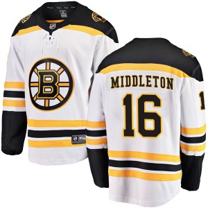 Youth Fanatics Branded Boston Bruins Rick Middleton White Away Jersey - Breakaway