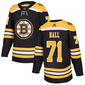 Youth Adidas Boston Bruins Taylor Hall Black Home Jersey - Authentic