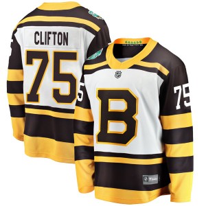 Men's Fanatics Branded Boston Bruins Connor Clifton White 2019 Winter Classic Jersey - Breakaway