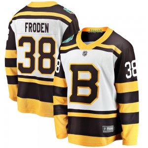 Men's Fanatics Branded Boston Bruins Jesper Froden White 2019 Winter Classic Jersey - Breakaway
