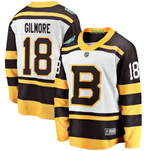 Men's Fanatics Branded Boston Bruins Happy Gilmore White 2019 Winter Classic Jersey - Breakaway