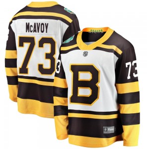 Men's Fanatics Branded Boston Bruins Charlie McAvoy White 2019 Winter Classic Jersey - Breakaway