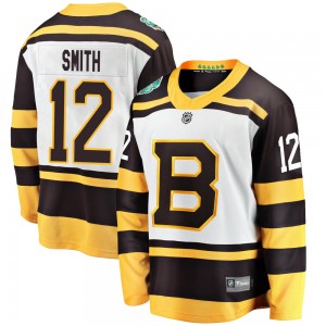 Men's Fanatics Branded Boston Bruins Craig Smith White 2019 Winter Classic Jersey - Breakaway