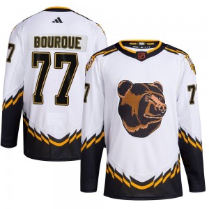 Youth Adidas Boston Bruins Ray Bourque White Reverse Retro 2.0 Jersey - Authentic