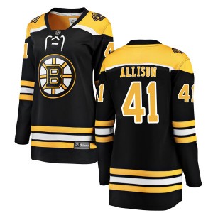 Women's Fanatics Branded Boston Bruins Jason Allison Black Home Jersey - Breakaway
