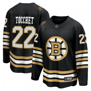Men's Fanatics Branded Boston Bruins Rick Tocchet Black Breakaway 100th Anniversary Jersey - Premier