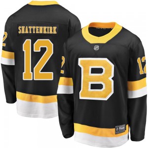 Youth Fanatics Branded Boston Bruins Kevin Shattenkirk Black Breakaway Alternate Jersey - Premier