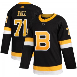 Men's Adidas Boston Bruins Taylor Hall Black Alternate Jersey - Authentic