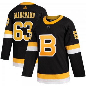 Men's Adidas Boston Bruins Brad Marchand Black Alternate Jersey - Authentic