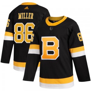 Men's Adidas Boston Bruins Kevan Miller Black Alternate Jersey - Authentic
