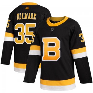 Men's Adidas Boston Bruins Linus Ullmark Black Alternate Jersey - Authentic