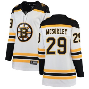 Women's Fanatics Branded Boston Bruins Marty Mcsorley White Away Jersey - Breakaway