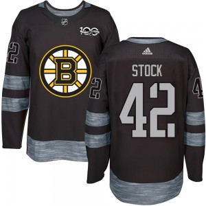 Youth Boston Bruins Pj Stock Black 1917-2017 100th Anniversary Jersey - Authentic