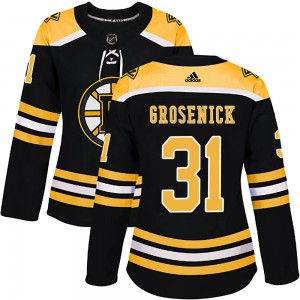 Women's Adidas Boston Bruins Troy Grosenick Black Home Jersey - Authentic