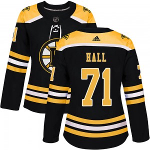 Women's Adidas Boston Bruins Taylor Hall Black Home Jersey - Authentic