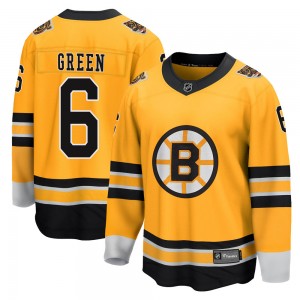 Men's Fanatics Branded Boston Bruins Ted Green Gold 2020/21 Special Edition Jersey - Breakaway