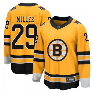 Men's Fanatics Branded Boston Bruins Jay Miller Gold 2020/21 Special Edition Jersey - Breakaway