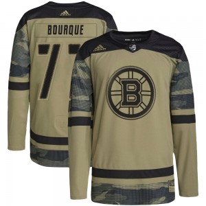 Youth Adidas Boston Bruins Raymond Bourque Camo Military Appreciation Practice Jersey - Authentic