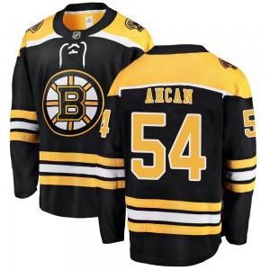 Youth Fanatics Branded Boston Bruins Jack Ahcan Black Home Jersey - Breakaway