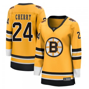 Women's Fanatics Branded Boston Bruins Don Cherry Gold 2020/21 Special Edition Jersey - Breakaway