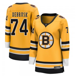 Women's Fanatics Branded Boston Bruins Jake DeBrusk Gold 2020/21 Special Edition Jersey - Breakaway