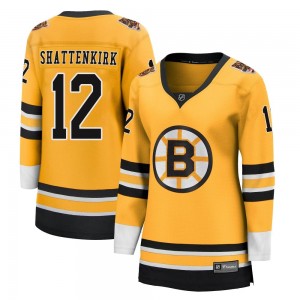 Women's Fanatics Branded Boston Bruins Kevin Shattenkirk Gold 2020/21 Special Edition Jersey - Breakaway