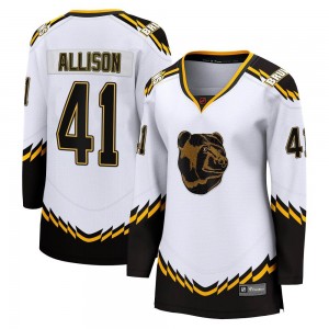 Women's Fanatics Branded Boston Bruins Jason Allison White Special Edition 2.0 Jersey - Breakaway
